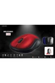 Wireless 1200 Dpı Kablosuz Optik Mouse - Kablosuz Mause C-13 Siyah thumbnail 5