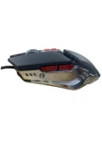 C-24 Kablolu Metal Kasa 3200 Dpı Rgb Işıklı Oyuncu Mouse - 2