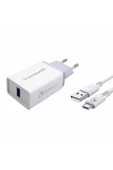 Huawei P40 lite E MİCRO M-30 ŞARJ ALETİ BAŞLIK + KABLO - 1