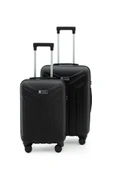 Petra Lüx 2'li Abs Valiz Seti Orta & Küçük - Siyah - 1