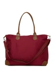 Bagmori Bordo Baby Bag Baskılı Garnili Anne Bebek Çantası - 3