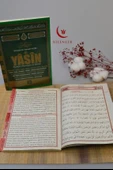 Türkçe Okunuşlu ve Mealli Fihristli 41 Yasin Dua Kitabı Orta Boy Yeşil - 4