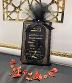 Tül Keseli İnci Tesbihli İsim Baskılı Ciltli Yasin Kitabı Siyah Renk thumbnail 1