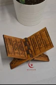 Kur’an-ı Kerim Rahlesi Selçuklu Desenli– Küçük Boy (18X45cm) Oyma İşçilikli - 1