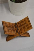 Kur’an-ı Kerim Rahlesi Selçuklu Desenli– Küçük Boy (18X45cm) Oyma İşçilikli - 1