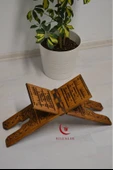 Kur’an-ı Kerim Rahlesi Selçuklu Desenli – Büyük Boy (18X65cm) Oyma İşçilikli - 2