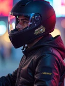 Y20 2X 1000m Telsiz Mesafeli Özellikli 2 Kişi Bağlantılı Bluetooth Kask Kulaklık Ekranlı Fenerli Motosiklet Interkom - 2