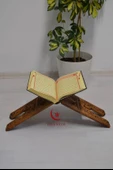 Kur’an-ı Kerim Rahlesi Selçuklu Desenli – Büyük Boy (18X65cm) Oyma İşçilikli - 4