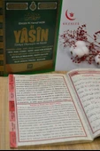 Türkçe Okunuşlu ve Mealli Fihristli 41 Yasin Dua Kitabı Orta Boy Yeşil - 3