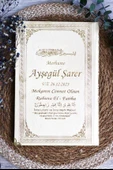 İsim Baskılı Ciltli Yasin Kitabı 192 Sayfa Beyaz Renk - 1