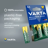 Varta 800 mAh AAA Şarj Edilebilir İnce Kalem Pil Adet - 2