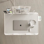 Move - N3  Yükseklik Ayarlı LED Aydınlatmalı Gri Laptop Sehpası - 2