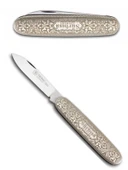 Sürbisa Krom İşlemeli Çakı Bıçağı (Tek Bıçaklı) 61801 6.5 cm - 1