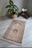 Çeyizlik Hediyelik Astarlı Seccade Pembe - 1