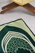 Mihrap Desenli Astarlı Seccade Yeşil thumbnail 3