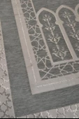 Mihrap Desenli Astarlı Seccade Gri thumbnail 3