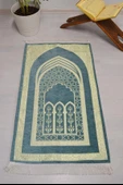 Mihrap Desenli Astarlı Seccade Su Yeşili thumbnail 1