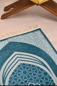 Mihrap Desenli Astarlı Seccade Turkuaz thumbnail 3