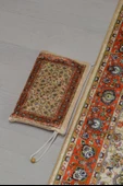 Pratik ve Taşınabilir İpek Dokulu Çantalı Seccade-P1001 - 5
