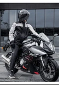 Cbtx Sulaite Motosiklet Yağmurluk Oxford Kumaş Pantolon Ceket Siyah - 10