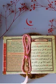 Kutulu Kadife Yasin ve İnci Tesbih Seti Pembe 10 Adet thumbnail 3