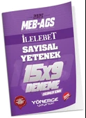 Yönerge 2025 MEB-AGS Sayısal Yetenek İLELEBET 15x9 Deneme Çözümlü Yönerge Yayınları - 1