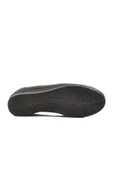 Ayakmod Siyah Hakiki Deri Kadın Anatomik Casual Ayakkabı 42641 Z - 5