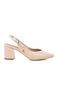 Pierre Cardin Krem Topuklu Kadın Abiye Ayakkabı PC-54706 Z thumbnail 1