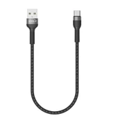 Xiaomi Redmi 8A uyumlu Hızlı Şarj Kablosu USB Type-C Örgülü Kablo - Shıra Serisi - 2
