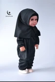 Tesettürlü Sesli Meryem Bebek Siyah Renk - 4