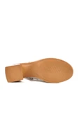 Pierre Cardin Beyaz Hakiki Deri Kadın Topuklu Sandalet PC-54632 Z - 5