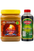 Bozkırlı Çavuşoğlu Çifte Kavrulmuş Kepekli Bozkır Tahini 930 gr Çavuşoğlu Üzüm Pekmezi 1000 gr - 1