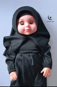 Tesettürlü Sesli Meryem Bebek Siyah Renk thumbnail 5