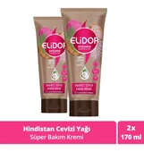ELİDOR  ONARICI SÜPER SAÇ BAKIM KREMİ HİNDİSTAN CEVİZİ YAĞI 170 ML - 1