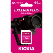 Kıoxıa Excraı Plus 64 Gb V30 U3 A1 Microsd  Hafıza Kartı - 1