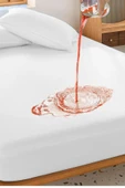Micro Fitted Full Kenar Su Sıvı Geçirmez Alez Yatak Koruyucu Beyaz 60 x 120 cm - 1