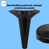 Aspen Lüks Mobilya Kanepe Koltuk Tv Ünitesi Konsol Ayağı Ayakları 20 Cm Siyah Ayak 4 Adet - 4