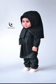 Tesettürlü Sesli Meryem Bebek Siyah Renk thumbnail 3