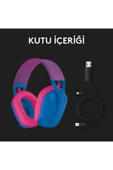 Logitech G G435 Lightspeed Kablosuz Oyuncu Kulaklığı - Mavi - 9