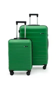 Babil Lüx 2'li Abs Valiz Seti Büyük & Küçük - Yeşil - 1