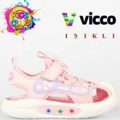 Vicco Rocket İlk Adım Bebek Ortopedik Işıklı Çocuk Spor Sandalet thumbnail 4