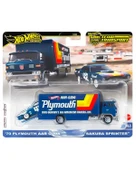 Hot Wheels Car Culture Team Transport 70 Plymouth Aar Cuda Sakura Sprinter HRV38 - 1