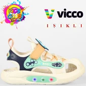 Vicco Rocket İlk Adım Bebek Ortopedik Işıklı Çocuk Spor Sandalet thumbnail 1