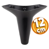 Aspen Lüks Mobilya Kanepe Koltuk Tv Ünitesi Baza Yükseltici Ayağı Ayakları 12 Cm Siyah Ayak - 1