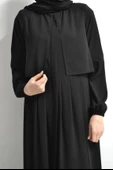 Medine İpeği Cepken Model Ferace Siyah thumbnail 1