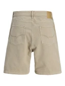 JACK JONES Erkek Bol Kesim Kot Şort 12273387 - 2