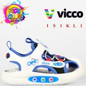 Vicco Rocket İlk Adım Bebek Ortopedik Işıklı Çocuk Spor Sandalet thumbnail 5