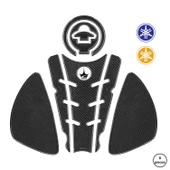 Yamaha R25 2014-2018 ile Uyumlu Kaydırmaz 6D Karbon 9 Parça Tank Pad Seti GC33 thumbnail 1