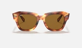 Ray-Ban State Street 2186 954/33 Havana-Brown Güneş Gözlüğü - 2