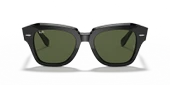 Ray-Ban State Street 2186 901/31 Black-Green Güneş Gözlüğü - 2